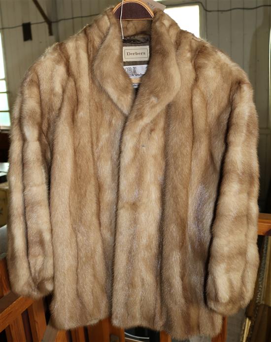 Blonde mink jacket